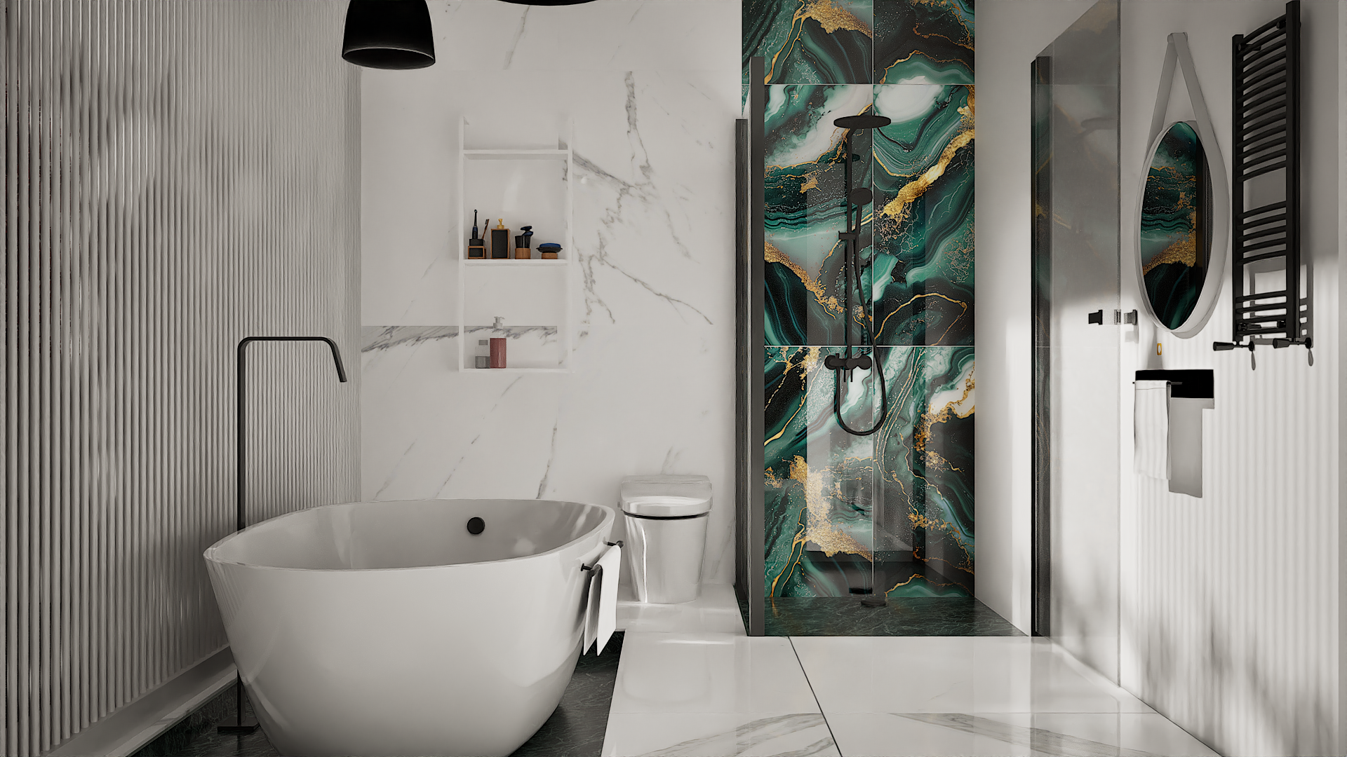 Porcelaine fini poli 32"x 32"