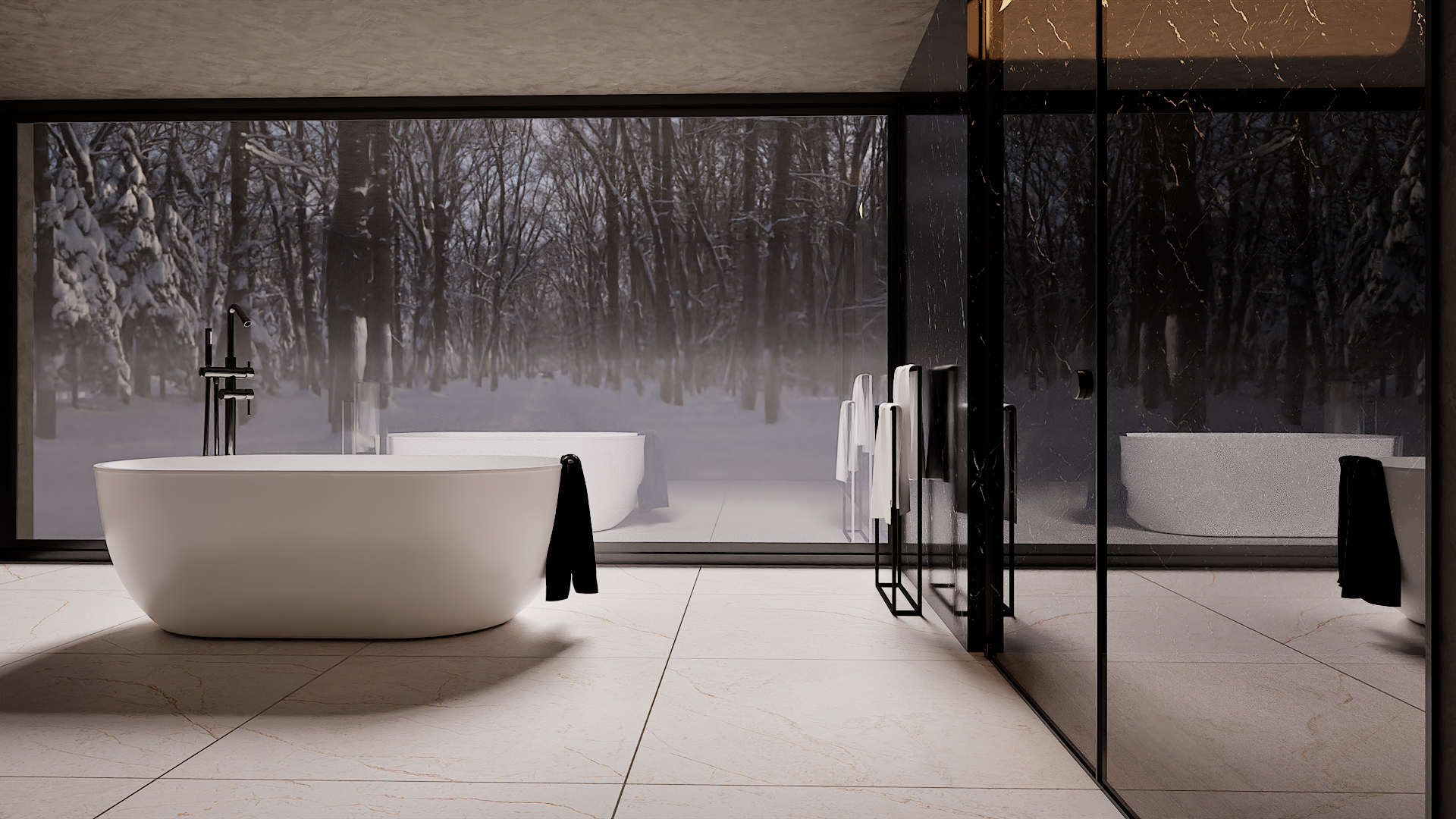 Porcelaine fini mat 32"x32"